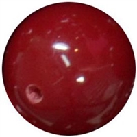 14mm Burgundy Red Acrylic Bubblegum Beads