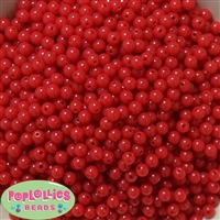 Solid Red Beads 